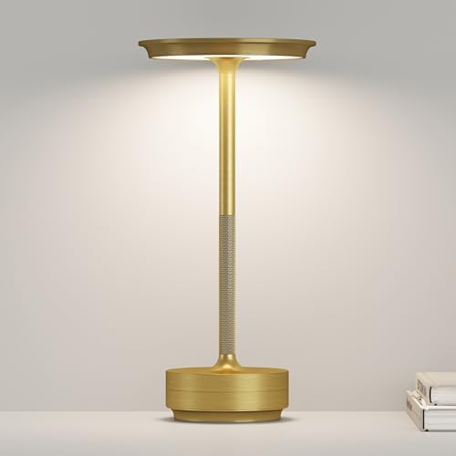 Cordless LED Table Lamp,Portable Rechargeable Battery Operated Table Lights