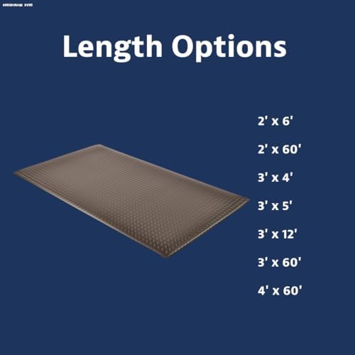 NoTrax 419 Diamond Sof-Tred™ with Dyna-Shield® 3' x 4' x 1/2" Anti Fatigue