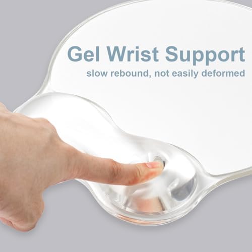 Mousepad with Gel Wrist Rest for Keyboard and Mouse - Office Accessories
