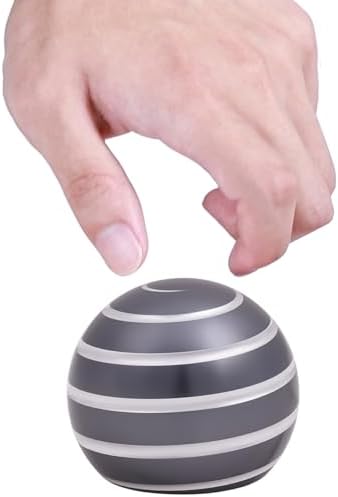 Desk Toys for Fidget Kinetic Cool-Gadgets: 180 Seconds Spinning Toy, Cool-Stuff Thing for Adult Teen Children Kid, Optical-Illusion Stress-Relief Gifts Ball for Man Women Home Office School Christmas