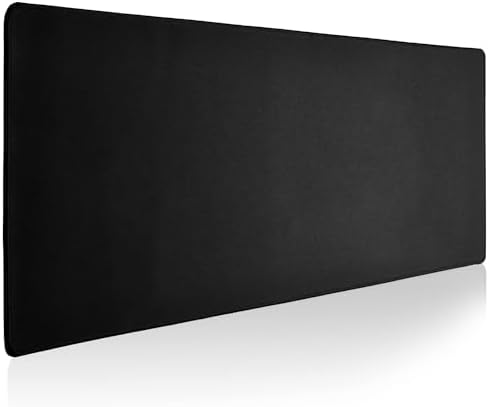 Reniteco Large Office & Gaming Mouse Pad, 35.4" x 15.7" Desk Mat, Black