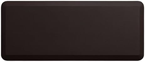 GelPro Designer Comfort Anti-Fatigue Kitchen & Office Mat, 3/4" Ergo-Foam Core, Stain-Resistant Surface, 20" x 48", Leather Grain Truffle