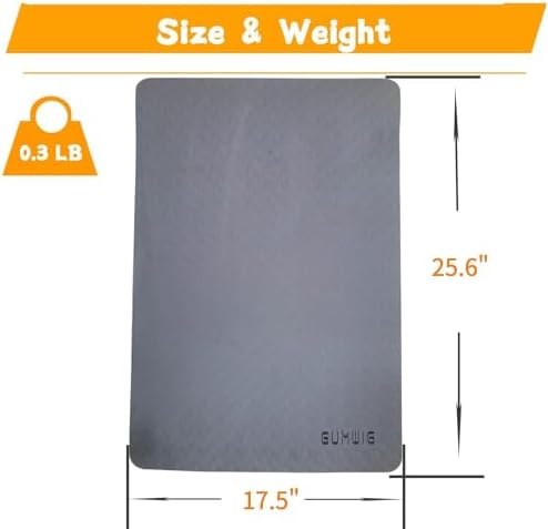 Under Desk Elliptical Equipment Mat, Electric Leg Foot Exerciser Machine Mat while Sitting for Seniors, Anti-slip and Lightweight Ellipse Rubber Matt to Protect Concrete, Hardwood Floors,Carpet, Large