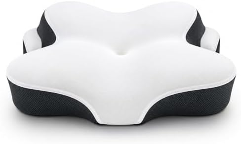 Cervical Neck Pillow for Side Sleepers, Ergonomic Memory Foam Pillow for Neck & Shoulder Pain Relief, Cooling Orthopedic Bed Pillow with Removable Cover