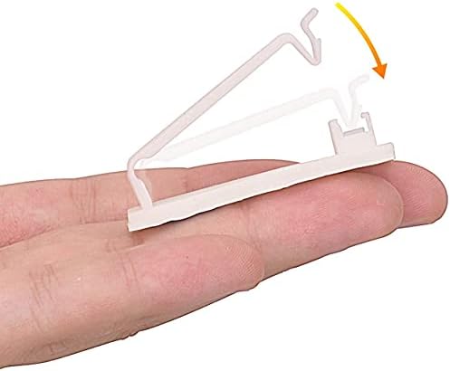 SOULWIT® 50 x Self-Adhesive Cable Management Clips for USB Cable TV, Charger, Audio, Wire Clamp for Table, Car, Office, Home