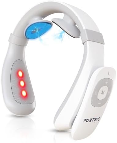 Neck TENS Machine with Heat, Electric Pulse Neck Massager for Pain Relief
