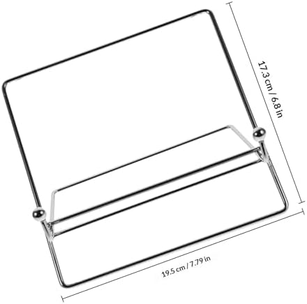 Multifunctional Iron Tablet and Laptop Stand, Detachable Computer Holder for Desk, 19.8x17.3x15cm Metal Raised Stand for Office and Home Use