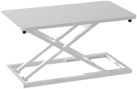 Decoholic 24 inch Height Adjustable Standing Desk Converter（White