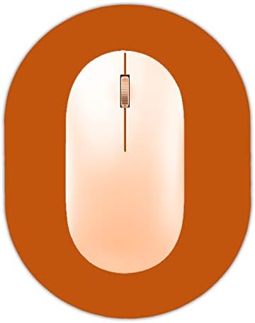 Small Mouse pad, Portable, Waterproof Non-Slip Rubber Bottom, Suitable for Wireless Mouse, Laptop Keyboard Tray for Both Men and Women, Office Travel Orange 5.5x7.5in