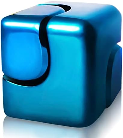 Fidget Spinner Toys Cube Adults, Easter Basket Stuffers for Teens Metal EDC Cool Desk Gadgets Office Toys Small Anxiety Figette Sensory Toy, ADHD Tool Fingears Figet Stress Valentine Gift for Boys