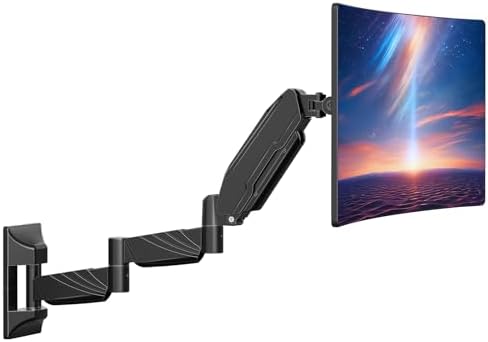 Extra Long Arm Monitor Wall Mount for Max 32" Single Wall Mount