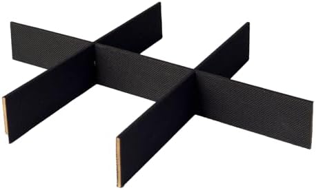 UnionBasic Divider Bar, Divider Strip for 3-Drawer File Organizer, Black - The Accessory of Dividing Bar Only, 3-Drawer File Organizer NOT Included