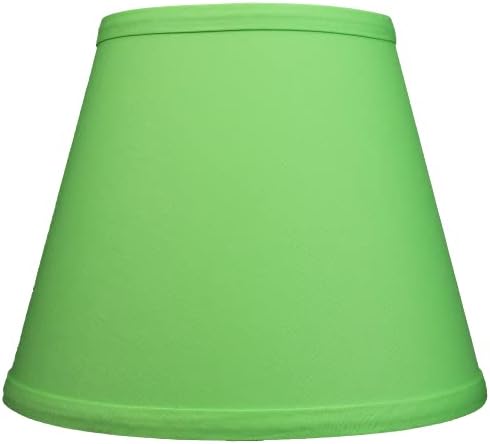 FenchelShades.com Lampshade 6" Top x 10" Bottom x 8" Slant Height With Spider Attachment 0.4 Inch Diameter for Lamps With a Harp (Pear)