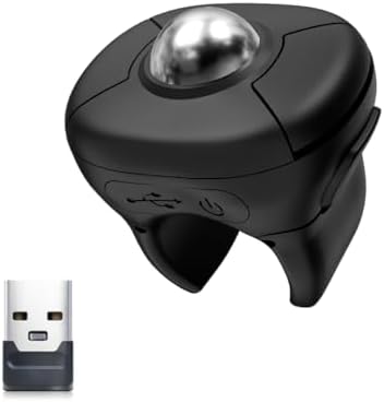 Plima Rechargeable Wireless Dual-Mode Ring Mouse Presentation Remote