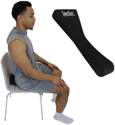 SmartSeat Posture Corrector Cushion with Wedges, Leg Crossing Prevention Ergonomic Seat for Back Pain Relief & Spinal Alignment Tailbone, Coccyx, Sciatica Pain, Improves Posture, Circulation & Comfort, Portable Wedge for  Car, Home, Desk, Office Outdoo...
