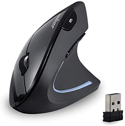Perixx Ergonomic Bundle PERIBOARD-612 Wireless Ergonomic Keyboard with PERIMICE-713 Wireless Vertical Mouse