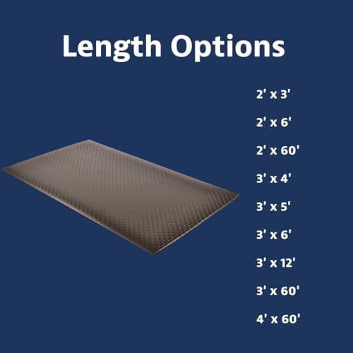 NoTrax 417 Bubble Sof-Tred™ with Dyna-Shield® 3' x 5' x 1/2" Anti Fatigue