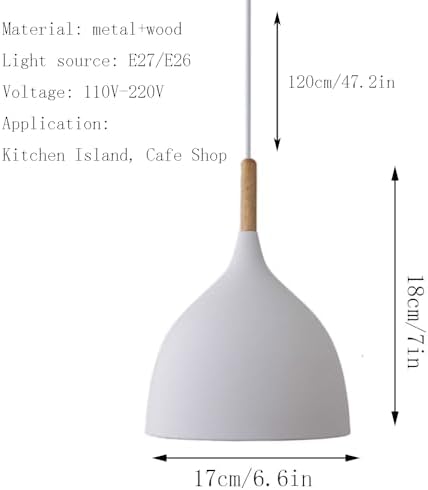 E27 Base Modernaron Light, European Style Chandelier in Kitchen Island, Bar Decoration Color Hanging Lamp, Decorations Metal Lampshade, for Kitchen Island, Dining Table/Blue