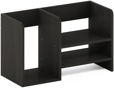 Furinno Hermite Desk Organizers, Office Organization, Black Espresso