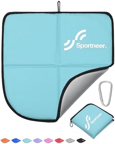 Sportneer Sitting Pad, Lightweight Waterproof Folding Seat Pad for Backpacking, 15.75'' x 15.75'' Portable Camping Seat Mat for Hiking, Picnics & Outdoor Use