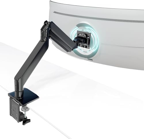 Mount-It! Heavy Duty Monitor Arm & Mount, Ultrawide 49 in Curved, 55 lb