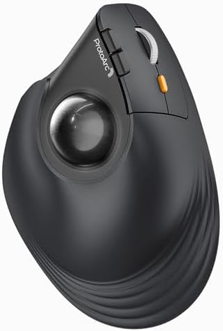 ProtoArc EM05 NL Wireless Trackball Mouse, Vertical Trackball Mouse