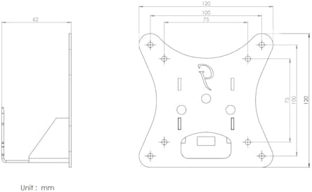 Gladiator Joe Monitor Arm/Mount VESA Bracket Adapter Compatible with Acer G227HQL, G237HL, G247HYL, H226HQL, H236HL, SA230 bi, SB220q (See Full Model List Below) - 100% Made in North America