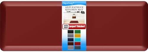 4/5 Inch Thick Kitchen Mat - Cushioned Anti Fatigue Mat for Kitchen Floor