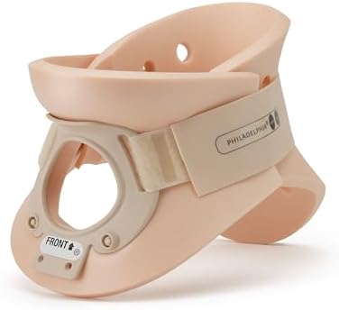 3 1/4 inch Philadelphia Rigid Cervical Collar with Neck Support Foam Lightweight Soft Brace for Men and Women (Large)