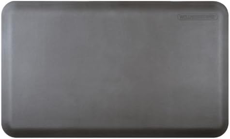 WellnessMats Original Anti-Fatigue 60 Inch by 48 Inch Kitchen Mat, Gray