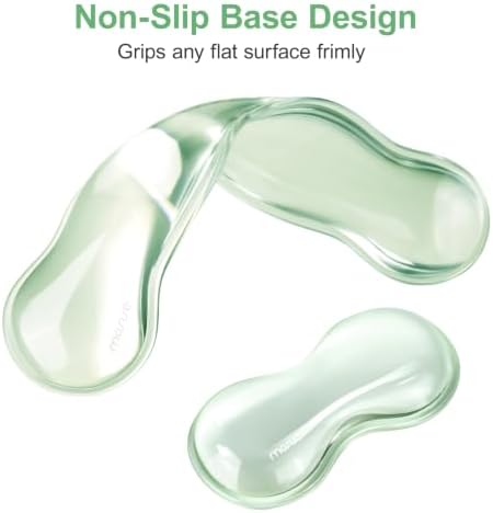 MOSISO Gel Wrist Rests for Keyboard and Mouse, Mint Green