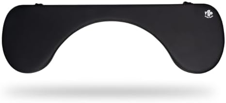 R-Go Arm Rest for Desk, Distance Adjustable, Ergonomic Desk Extender Tray, Elbow & Wrist Supoort, Soft Sponge Built-in, Easy Typing Pain Relief, Punch-Free Clamp on, Black