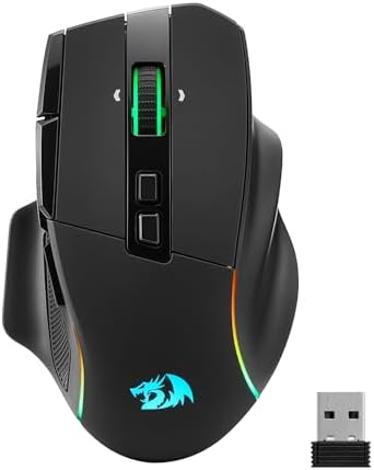 Redragon M925 PRO Wireless RGB Gaming Mouse 26000 DPI Hyper-Fast Scroll