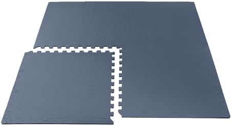 We Sell Mats 3/8" Thick Multipurpose EVA Foam Exercise Floor Mat, Interlocking Tiles, Anti-Fatigue for Home or Gym