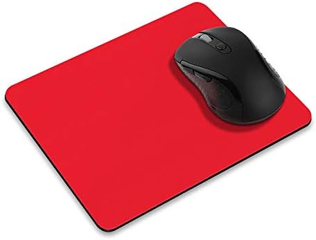 Non-Slip Rectangle Mousepad, WIRESTER Fire Red Orange Mouse Pad for Home, Office and Gaming Desk