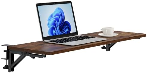 Desk Extender Tray, 48"×12" Clamp-On Arm Rest Shelf