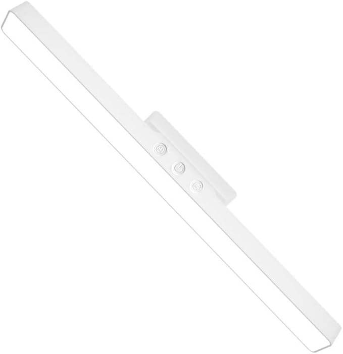 BY-J [2025 Upgraded Version Eye Protection Study Desk Lamp Student Desk Bedside Dressing Table Magnetic Wall-Mounted 42cm Long Cool Light Rechargeable Student Dormitory Children's Reading Light