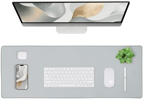 ALOANES Non-Slip Extended Mouse Pad Office&Home Desk Mat Stitched Edge