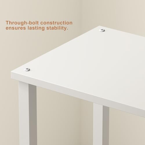TUTOTAK End Table with Charging Station, Side Table, Nightstand