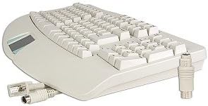 BTC 8140M 109-Key PS/2 & Serial Natural Ergonomic Keyboard w/Touchpad (Beige)