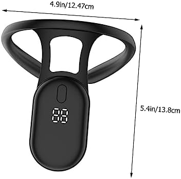 Boys and Girls Posture Training Sensor for Boys, Black ABS Silicone Device