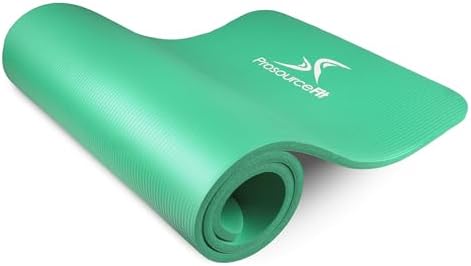 ProsourceFit Extra Thick Yoga and Pilates Mat, 71-inch Long High Density Exercise Mat with Comfort Foam and Carrying Strap