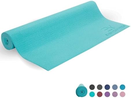 Everyday Yoga Deluxe Mat, Spacious 72"x24" Non-Slip, 3-5mm Extra Thick