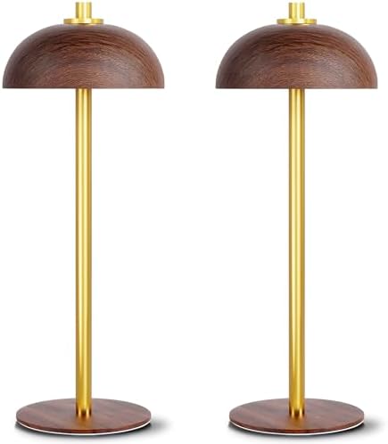 2 Pack Cordless Table Lamp Rechargeable, 5000mAh Battery Table Light
