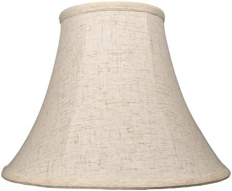 Linen Bell Lampshade, 6" x 13" x 10", Replacement Lamp shade, Pack 1