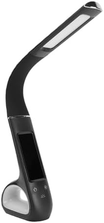 Hidyliu Adjustable LED Desk Lamp with Eye Protection for Office Work, Reading, and Studying (Black)