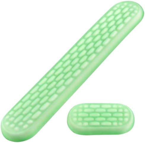 Ergonomic Keyboard Wrist Rest & Mouse Pad with Wrist Rest Set, Green