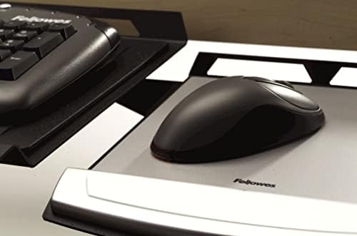 Fellowes Office Suites Adjustable Keyboard Tray (8031301),Black/Silver, 2"" x 30.3"" x 13.9"""