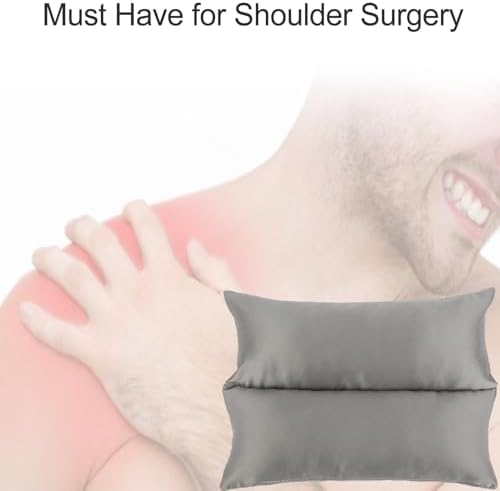 Satin Neck Pad Strap Cushion for Arm Sling Pillow Comfort Support Padding Rotator Cuff Replacemet Surgery Elbow Brace Carry Padded Cover Broken Wrist Hand Injury, Dark Gray