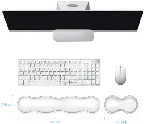 Gel Keyboard and Mouse Wrist Rest Set,Wrist Pad for Computer Keyboard